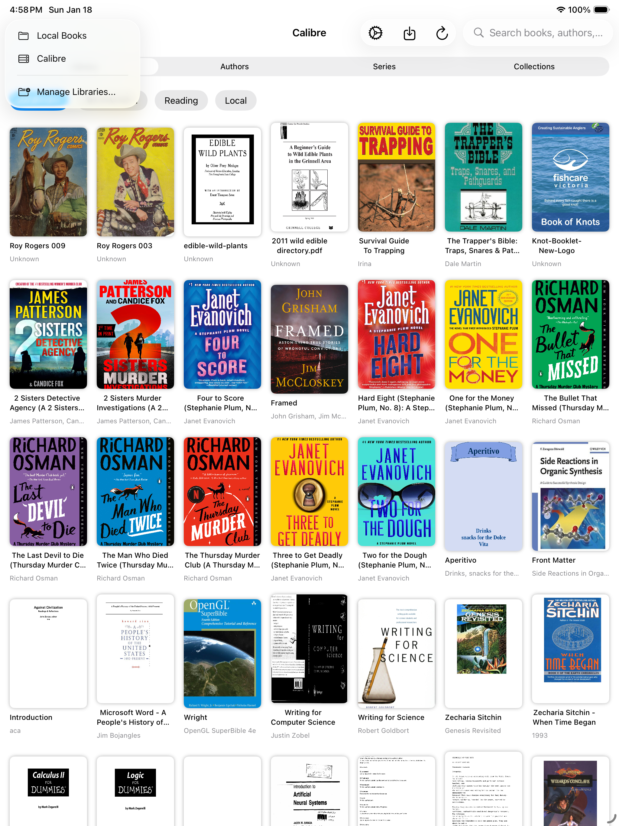 Library View Screenshot